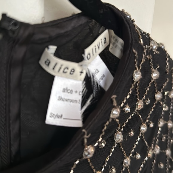 Alice and Olivia embelished feather top - Picture 6 of 7